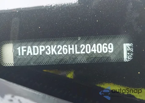 2017 Ford Focus Se из США, поврежденный, VIN 1FADP3K26HL204069